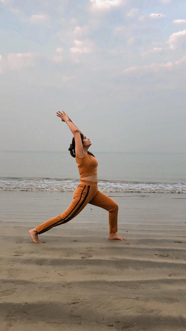 Anulom Vilom Pranayama by the Beach Tide Line